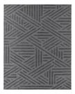 Tapete Sala Alto Relevo Realce Trama Grafite 200x250 Cm 2x2,5m