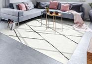 Tapete Sala Edantex Sofia 06 Geométrico 2,00 X 2,50 - Branco