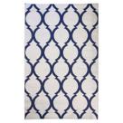 Tapete Sala Geometrico Arabesco 100X150 Cm Prata Azul 44