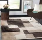 Tapete sala geométrico indiano 2,00 x 1,40 m flannel aveludado