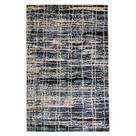 Tapete Sala Jeri Estonado Azul Agua 200x250 Cm Anti Acaro