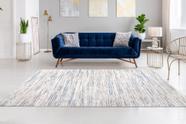 Tapete Sala Quarto 140X200 Azul e Cinza Valentino 4
