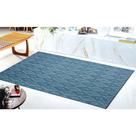 Tapete Sala Quarto 2,00 X 2,50 Antiderrapante Azul HB-09 - Lancer