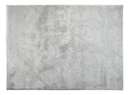Tapete Sala Quarto Antiderrapante Macio Apolo Felpudo Pelo Baixo 2,00 x 2,50 Prata