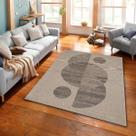 Tapete Sala Quarto Econature 2,00x2,50 Nascente Bege Chumbo
