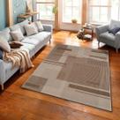Tapete Sala Quarto Econature 2,00x2,50 Painel Bege Marrom