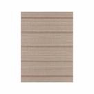 Tapete sala quarto escritorio eco nature riscas 1,50 x 2,00 bege com marrom j serrano