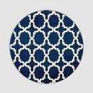 Tapete Sala Redondo 200 Cm Geometrico Celeste Azul Bege Tapete Sala Redondo 200 Cm Geometrico Celeste Azul Bege