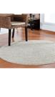 Tapete Sala Redondo 2,00m Classic Perola Creme