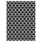 Tapete Saturs Delhi Indiano Preto 150 x 200 Tapete para Sala e Quarto
