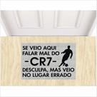 Tapete se veio falar mal do cr7, medida porta, para sala quarto cozinha.