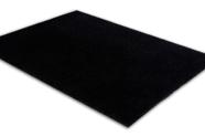 Tapete Shaggy Antiderrapante Pelo Alto Macio 2,00x2,50 Studio Preto Cód. 2089