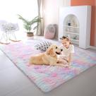 Tapete Shaggy Area CAIYUECS Fluffy Rainbow 120x180cm para meninas Tapete Shaggy Area CAIYUECS Fluffy Rainbow 120x180cm para meninas