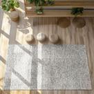 Tapete Sisal Palha E Bege Sala 150x200cm Sintético Mesclado