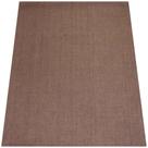 Tapete Sisal Sintético Buzz Carpini Liso Marrom 3,00 x 4,00m