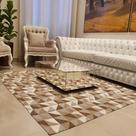 Tapete Sofisticado Para Sala 2,00x1,50 Com Antiderrapante