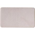 Tapete Sublime Colmeia 50 cm x 70 cm Bege Jolitex