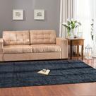 Tapete Super macio Apolo Casa Dona 200x300 Preto