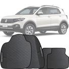 Tapete T-Cross de 2019 a 2024 Preto Jogo 4 Peças Emborrachado Justo Antiderrapante Premium