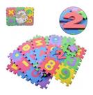 Tapete Tatame Eva Educativo Infantil 36 PEÇAS 14X14CM 7mm