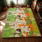 Tapete Tatame Infantil Dobrável Dupla Face 2x1,5m Antiderrapante Engatinhar Impermeável Confortável Educativo Acompanha Sacola Lavável Seguro Macio Es Tapete Tatame Infantil Dobrável Dupla Face 2x1,5m Antiderrapante Engatinhar Impermeável Confortável Educativo Acompanha Sacola Lavável Seguro Macio Es