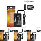 Tapete térmico iPower 4W 10x18cm com termômetro para répteis x4