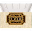Tapete ticket formato medida porta ouro