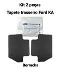 Tapete trasseiro automotivo borracha (Kit 2 peças) na cor preto Tapete trasseiro automotivo borracha (Kit 2 peças) na cor preto