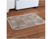 Tapete Triângulos para Cozinha Antiderrapante - Retangular 45x67cm Flex