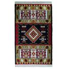 Tapete Turco Kilim Dupla Face - 120x180cm - Tapetes de Luxo para um Lar Elegante e Acolhedor - Toque de Realeza!