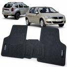 Tapete Universal Automotivo Borracha Flexível Antiderrapante Renault Clio Sedan Logan Scenic - U2866