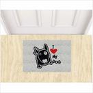 Tapete Vinil I Love My Dog Eu Amo o Meu Cachorro 60X40 cm. Tapete Vinil I Love My Dog Eu Amo o Meu Cachorro 60X40 cm.