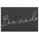 Tapete Vinil Light Bem Vindo 40cm x 60cm - Cinza