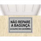 Tapete Vinil Pet Culpa é Do Cachorro 60X40 cm Antiderrapante