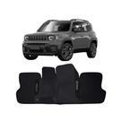 Tapete Wave 3 Peças Preto Adaptável Renegade 2015/2024 Ecotap - W1310