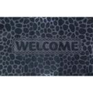 Tapete Welcome 70x50 Borracha E Poliéster - AG4883 Tapete Welcome 70x50 Borracha E Poliéster - AG4883