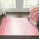 Tapete Wonnitar Modern Ombre Pink 60x90cm lavável para banheiro