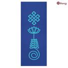 Tapete Yoga Azul Estampa Unalome 1,73m - 4mm