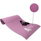 Tapete Yoga Mat Exercícios DF1030 50x180cm 5mm Rosa Dafoca Sports