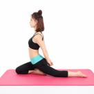 Tapete Yoga Pilates Antiderrapante 4mm PVC 173x61cm
