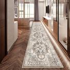 Tapete YOUFORTONG 61x305 cm, antiderrapante, macio, Kitchen Runner, bege
