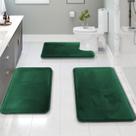 Tapetes de banheiro Conjunto de tapetes de banho Clara Clark Memory Foam Green Tapetes de banheiro Conjunto de tapetes de banho Clara Clark Memory Foam Green