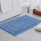 Tapetes de banheiro GRANNY SAYS Blue Non-Slip 50x80cm Microfibra