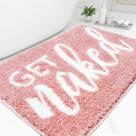 Tapetes de banheiro Homantic Pink Funny Bath Mats, antiderrapantes, 20x32 polegadas