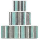 Tapetes de banheiro MDesign Soft Microfiber Poliester Spa Set 3