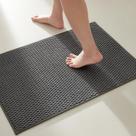 Tapetes de banheiro TYUU Super Absorventes Cinza Escuro 50x75cm Antiderrapantes