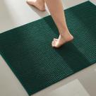 Tapetes de banheiro TYUU, superabsorventes, antiderrapantes, laváveis, verde escuro