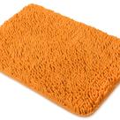 Tapetes de banheiro Yeaban Orange Chenille Bath Tapetes 43x60cm