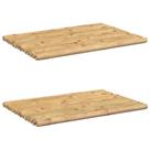 Tapetes de banho de bambu VidaXL, 2 peças, chuveiro, cozinha, chão, marrom