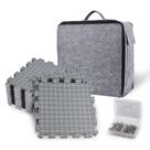 Tapetes de bloqueio para tricô Yrangee, kit com 9 peças, 30 x 30 cm, espessos